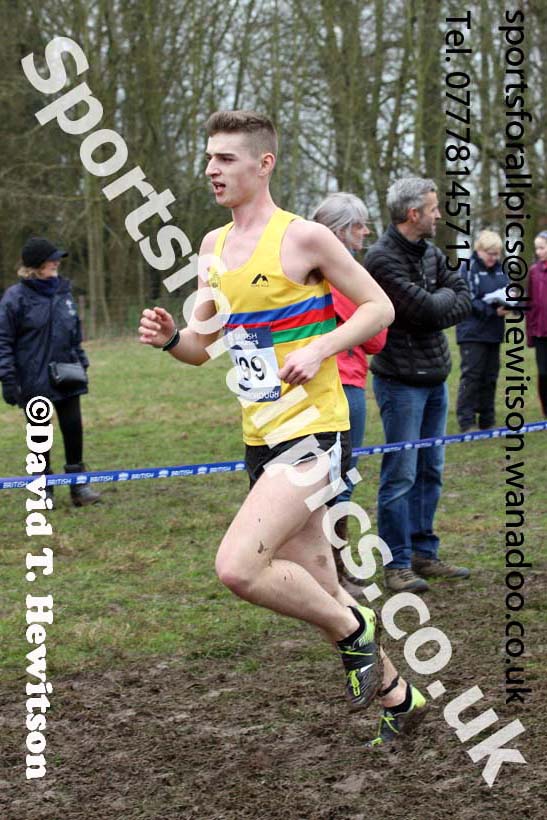 Mens under-20s Inter Counties Cross Country, Prestwold Hall, Loughborough. Photo: David T. Hewitson/Sports for All Pics